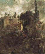 John Constable The Grove,or the Admiral-s House Hampstead china oil painting artist